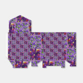Ballotins Patchwork en Pansons Violettes, (Déplié)