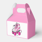 Ballotins Patinage à rouleaux en rose avec étoiles (Arrière)