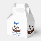 Ballotins Patinage sur glace de fourmis joyeuses sur dessin (Arrière)