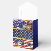 Ballotins Patriotic DesignParty Favor et boîte cadeau (Ouvert)
