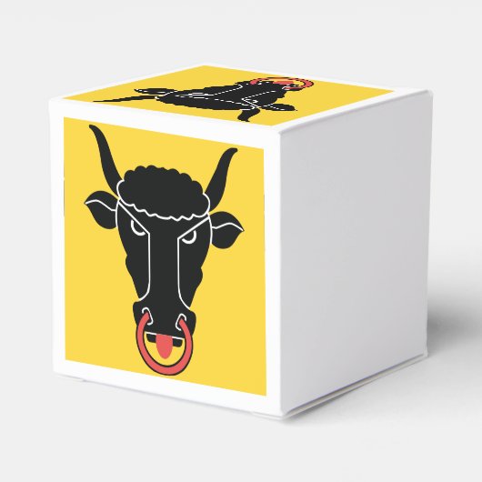 Ballotins Patriotic favor box with Flag of Uri, Switzerland (Arrière)