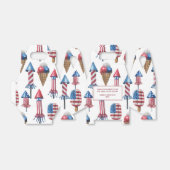 Ballotins Patriotique Firecracker Popsicles 4 juillet (Déplié)