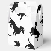 Ballotins Patters de Cute Black Dachshund (Ouvert)