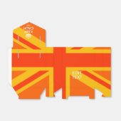 Ballotins Pavillon britannique Orange Union Jack (Déplié)