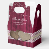 Ballotins Pays rustique Bourgogne Mariage Merci (Ouvert)