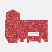 Ballotins Pays Western Thème Rustique Mariage Merci (Déplié)