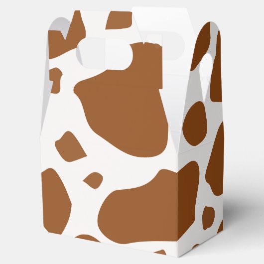 Ballotins Pays Western vache brune boîte de préférence (Ouvert)