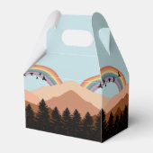 Ballotins Paysage Abstrait Arbres forestiers Arc-en-ciel et  (Arrière)