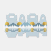 Ballotins Paysage abstrait Coucher de soleil d'hiver doré Le (Déplié)