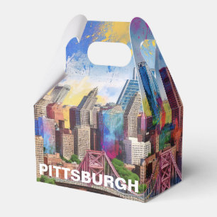 Ballotins Paysage urbain abstrait de Pittsburgh