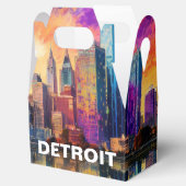 Ballotins Paysage urbain de Détroit Art Abstrait (Ouvert)