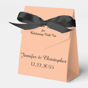 Ballotins Peach Fuzz Minimaliste Merci Mariage