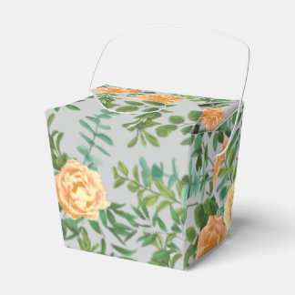 Ballotins Peach Grey Mariage Floral Vintage