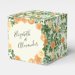 Ballotins Peach Ivory Mariage Rose Vintage