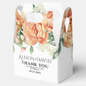 Ballotins Peach peony flowers and typography mariage (Ouvert)