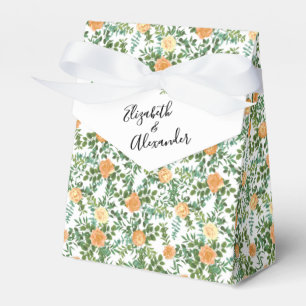 Ballotins Peach Peony & Rose Floral Mariage