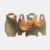 Ballotins Peach Rose Floral Romantique Mariage (Déplié)