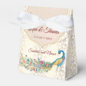 Ballotins Peacock Arabe motif Indien mariage faveur cadeau (Verso)