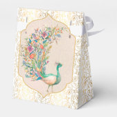 Ballotins Peacock Arabe motif Indien mariage faveur cadeau (Arrière)