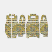 Ballotins Peacock Art Nouveau Style rond design complexe (Déplié)