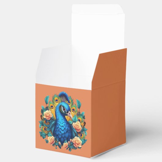 Ballotins Peacock Avec Roses Peach (Ouvert)