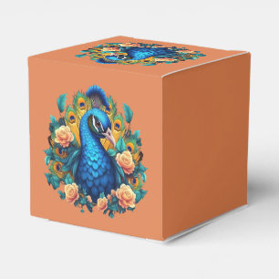 Ballotins Peacock Avec Roses Peach