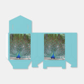 Ballotins Peacock Design Party Faveurs boîte (Déplié)