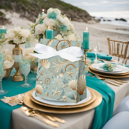 Ballotins Pearl Coast Elegance Seafoam Ballotin nautique