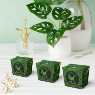 Ballotins Peau de dinosaure vert Joyeux anniversaire !
