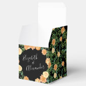 Ballotins Pêche & Black Peony & Rose Floral Mariage (Ouvert)