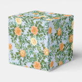 Ballotins Pêcher bleu clair Mariage Roses Floral (Arrière)