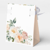 Ballotins Pêcher Floral Bébé Dans Fleur Baby shower Fille (Arrière)