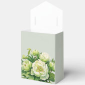 Ballotins Peine verte et blanche Mariage élégant (Ouvrir)