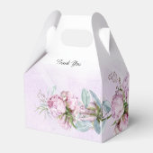 Ballotins Peines rose pâle et verdure Sage Mariage Favoriser (Arrière)