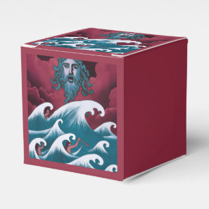 Ballotins Peinture à l'huile Neptune cramoisie