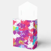 Ballotins Peinture Abstraite colorée, rouge et violet (Ouvert)