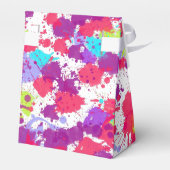 Ballotins Peinture Abstraite colorée, rouge et violet (Arrière)