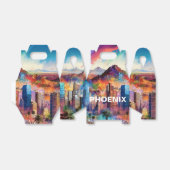 Ballotins Peinture Abstraite de la Vue Ciel de Phoenix (Déplié)