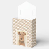 Ballotins Peinture Airedale Terrier - Cute Original Art (Ouvert)