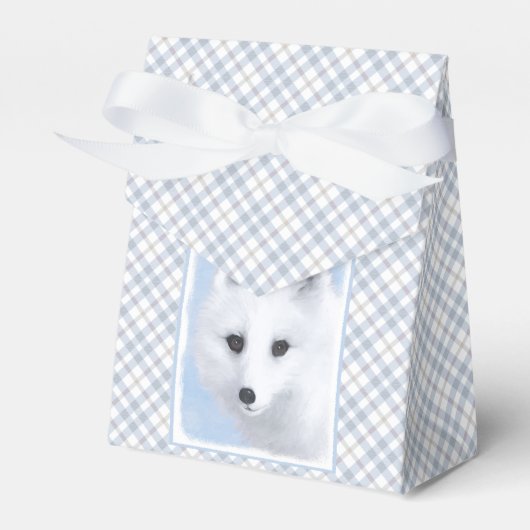 Ballotins Peinture Arctic Fox - Art original de la faune (Verso)