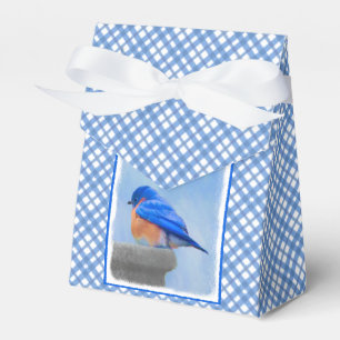 Ballotins Peinture Bluebird - Art original pour oiseaux