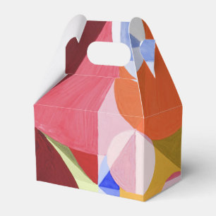 Ballotins Peinture de blocs de couleur abstraits géométrique
