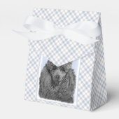 Ballotins Peinture de caniche Miniature Jouet noir Art origi (Verso)