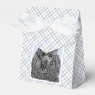 Ballotins Peinture de caniche Miniature Jouet noir Art origi