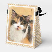 Ballotins Peinture de chat Calico - Cute Original Cat Art (Arrière)