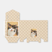 Ballotins Peinture de chat Calico - Cute Original Cat Art (Déplié)