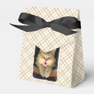 Ballotins Peinture de chat Mad - Cute Original Cat Art