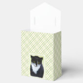 Ballotins Peinture de chat Tuxedo - Cute Original Cat Art (Ouvert)