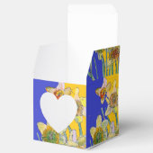 Ballotins Peinture de fleur de jonquille florale Bleu marine (Ouvert)