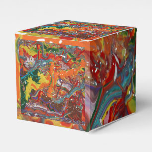 Ballotins Peinture de flux couleur arc-en-ciel